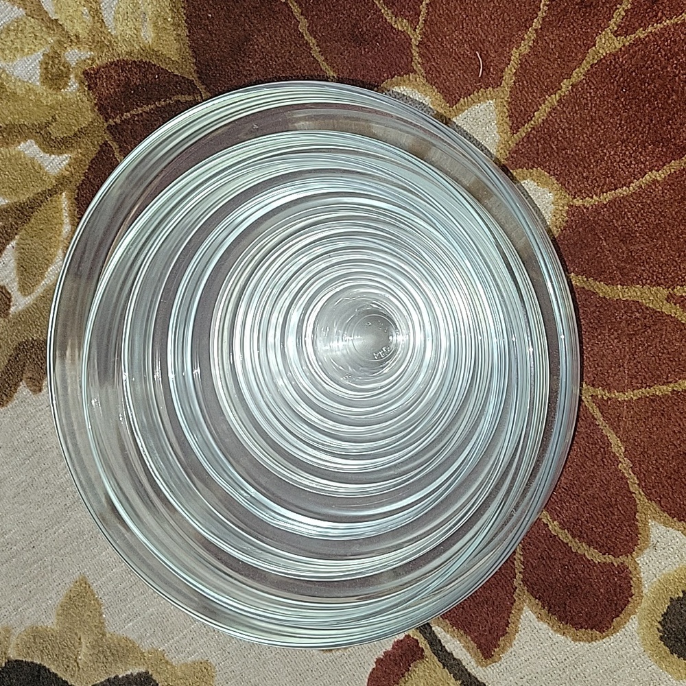 Glass bowls nested